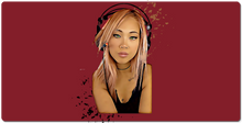 w0lfiebabe XXL Gaming Mousepad