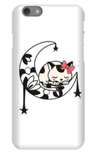Sleeping on the Moon iPhone Phone Cases