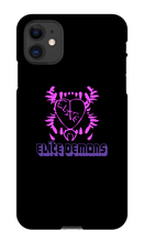 Elite Demons Twitch IPhone Case (Logo And Text)