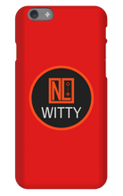 NLWITTY Circle Logo iPhone Phone Case - White