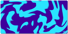 KNG "Purple x Light Blue" XXL Gaming Mousepad