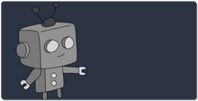 Grey Bot XXL Gaming Mousepad