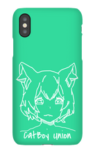 Catboy Union iPhone case (White)
