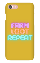 Farm Loot Repeat iPhone Cases