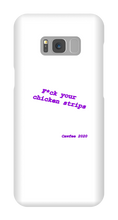 Chickenstrips purple text Samsung Phone Cases