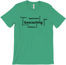 Geocaching cloud T-shirt - Black