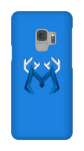 Blue logo Samsung Phone Cases