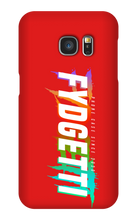 FYDGETTI White Text Design Samsung Phone Case