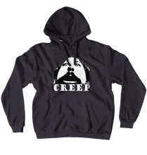 Creep white text Hoodies (No-Zip/Pullover)