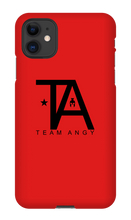 Team Angy Iphone Case || Logo Black