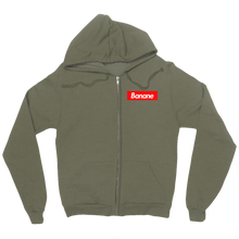 Hoodie zip "Banane"