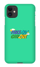 peace out geek out iphone case!