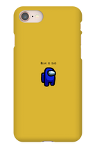 Blue is sus iPhone Phone Cases