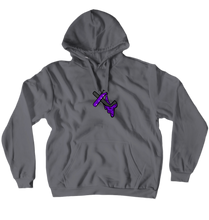 Xylose Purple Slime Hoodies (No-Zip/Pullover)