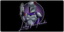 LadyMando (full logo) XXL Gaming Mousepad