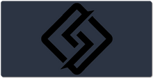 XXL Gaming Mousepad with black logo
