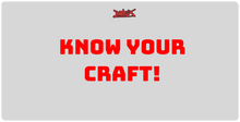 Know Your  Craft Game pad