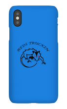 Reds Truckin Black Letters iPhone Cases