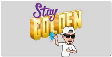 Stay Golden XXL Gaming Mousepad