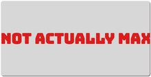 notactuallymaxofficial XXL Gaming Mousepad