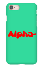 Alpha- iPhone Phone Case