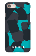 REBEL Cyan iPhone Case