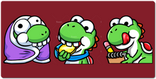 Yoshi Trio XXL Gaming Mousepad for Gamers Who Game