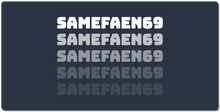 samefaen69 XXL Gaming Mousepad