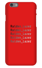 Raiden_Lazer iPhone Cases