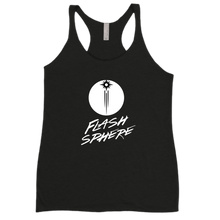 Flash Sphere White Logo Women Racerback