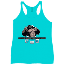 Mrs. Cranky Primal's tanktop-women-racerback
