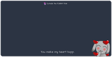 Heart hopp - Desktop Matte