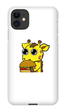 lexxlegion hamburger giraffe  iPhone Phone Cases