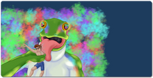 Cosmic Frog XXL Gaming Mousepad