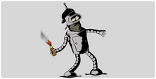 Bender by skullbox mouse pad xl
