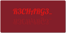 r3charg3_ XXL Gaming Mousepad