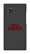 Funda de celular para Samsung con frase roja