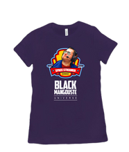 T-shirt " Black Mangouste universe" - Femme