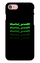 wanted_gram04 iPhone Phone Cases