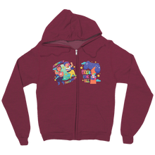 STAND TOGETHER pride zip-up-hoodie