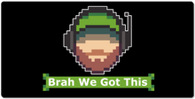 Brahwegotthis 8 Bit XXL Mousepad