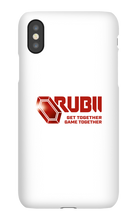 Rubii iPhone Phone Cases (red logo)