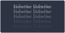 Valentino Gray Faded XXL Gaming Mousepad