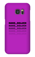 Nano_Dolven's Samsung Phone Cases Black Text