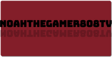 noahthegamer808tv XXL Gaming Mousepad