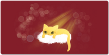 Gatito sol que ilumina mi vida Gaming Mousepad
