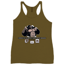 Mrs. Cranky Primal's tanktop-women-racerback