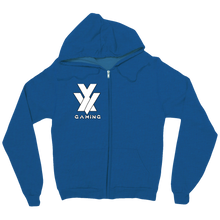 Solid Logo Zip-Up Hoodie
