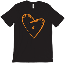 Burning Orange Heart T-Shirts