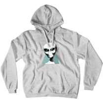 Alien Blue Hoodie (No-Zip/Pullover)